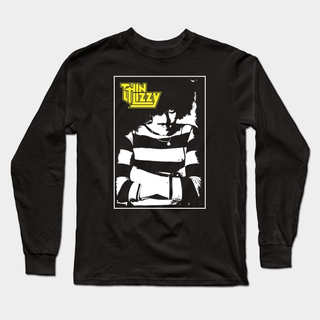 Thin Lizzy Long Sleeve T-Shirt by Chewbaccadoll